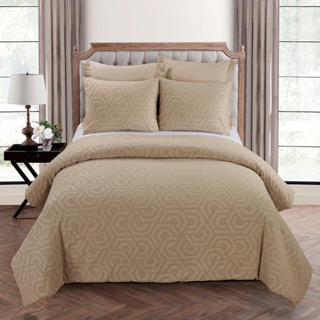 YLS Queen Size Comforter Set Seville Sand Y00714